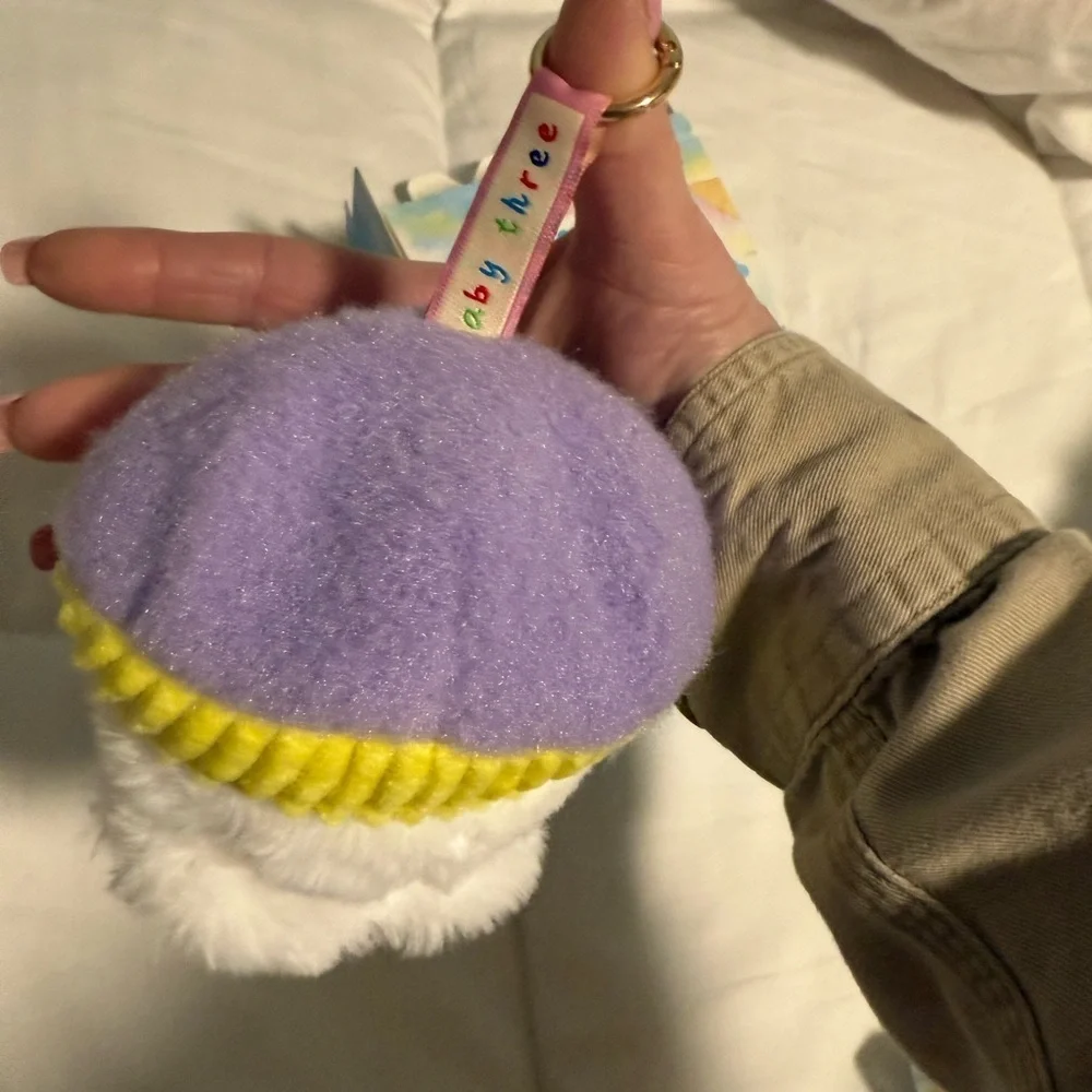 Baby Three “Sunny Baby” Limited Edition Plush Confirmed! Purple and Yellow hat.